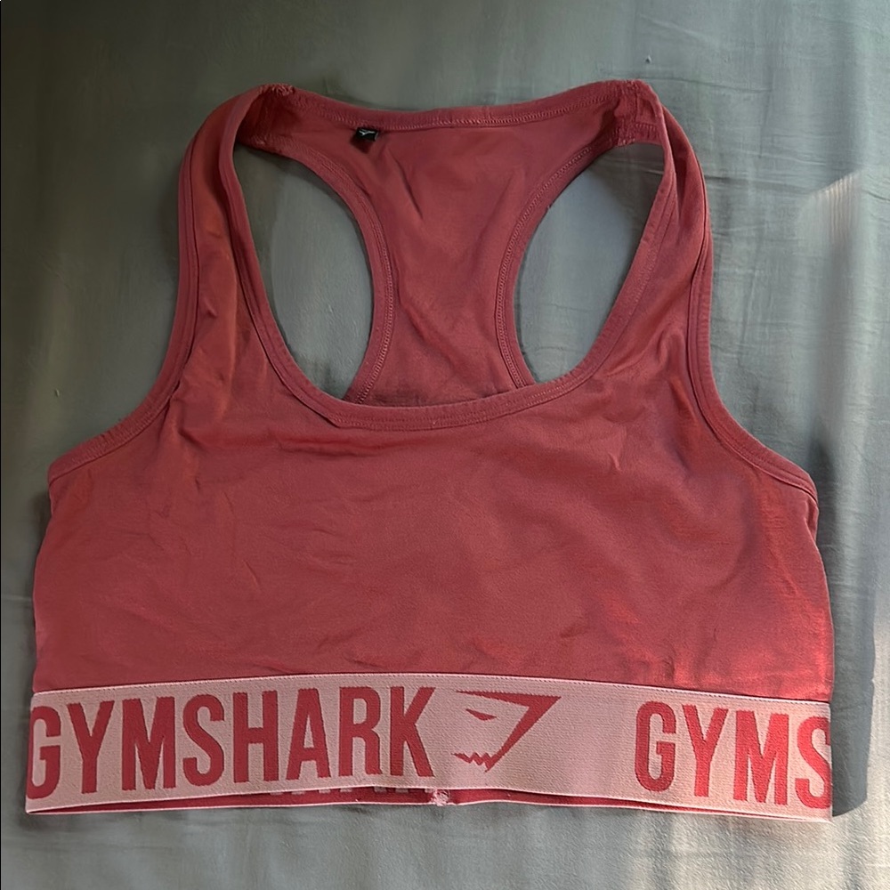 Gymshark Coral Racerback Sports Bra